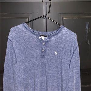 Abercrombie and Fitch Blue Long Sleeve